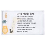 Mini orsetto di peluche personalizzato in scatola Bambola della preoccupazione per il regalo di Natale di compleanno anti-ansia per i bambini