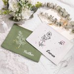 Gepersonaliseerde 12 sterrenbeeld geboorte bloem make-up tasje verjaardag kerst bruiloft cadeau voor moeder vrienden zussen