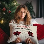 Personalised The Love Between Family Knows No Distance Two States Cushion Throw Pillow Cover Long Distance Moving Away Christmas Gift for Family