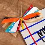 Personalised Notebook Paper Design Wooden Teacher Door Sign with Name Classroom Decor Back to School Gift for Teacher