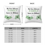 Personalised The Love Between Family Knows No Distance Two States Cushion Throw Pillow Cover Long Distance Moving Away Christmas Gift for Family