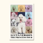 Personalisierte Ära Tour Leinwand Poster Foto Collage dekorative Malerei Retro Wandkunst Geburtstag Jahrestag Geschenk für Familie Bestie Fashionista