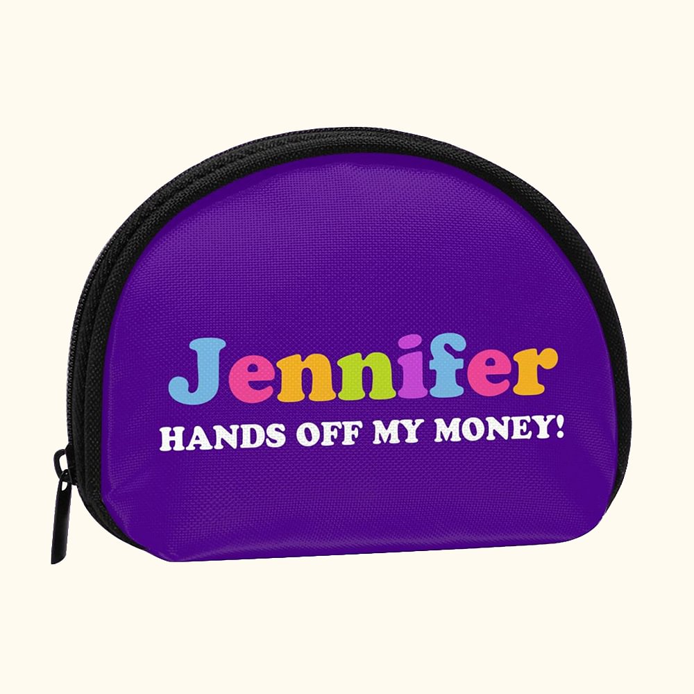 Personalized Colorful Kids Coin Wallet with Name Birthday Children's Day Gift for Boys and Girls