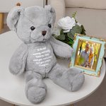 Ourson souvenir personnalisé avec petite urne et message Sympathie Cadeau commémoratif pour les personnes en deuil
