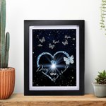 Personalized Blessed to be Called Nana Butterfly Frame with 1-9 Names Birthday Mother’s Day Gift for Mom Grandma