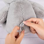 Ourson souvenir personnalisé avec petite urne et message Sympathie Cadeau commémoratif pour les personnes en deuil