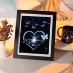 Personalized Blessed to be Called Nana Butterfly Frame with 1-9 Names Birthday Mother’s Day Gift for Mom Grandma