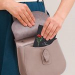 Pochette à Bijoux Personnalisée Fleur de Naissance avec Fermeture Automatique Porte-monnaie Floral Cadeau d'Anniversaire Fête de Mariage pour Elle