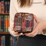 Personalized Library Book Retro Design Jewelry Box with Name Gift for Her