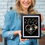 Personalized Blessed to be Called Nana Butterfly Frame with 1-9 Names Birthday Mother’s Day Gift for Mom Grandma