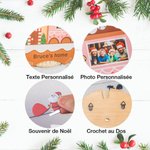 Calendrier Compte à Rebours de Noël Personnalisé avec Nom et Image