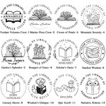 Personalised Ex Libris From The Library of Book Embosser Stamp with Name Christmas Books Lover Gift for Librarian Book Club