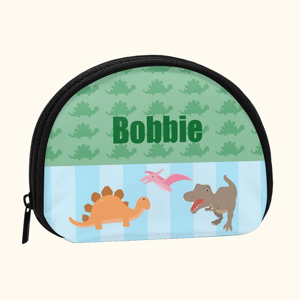 Personalized Vehicles Dinosaurs Robots Sports Coin Wallet Birthday Children's Day Gift for Kids