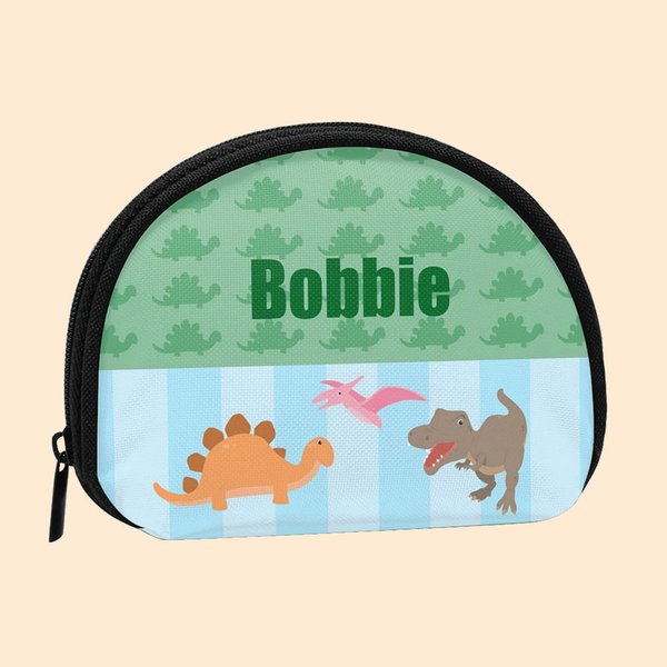 Personalized Vehicles Dinosaurs Robots Sports Coin Wallet Birthday Children's Day Gift for Kids