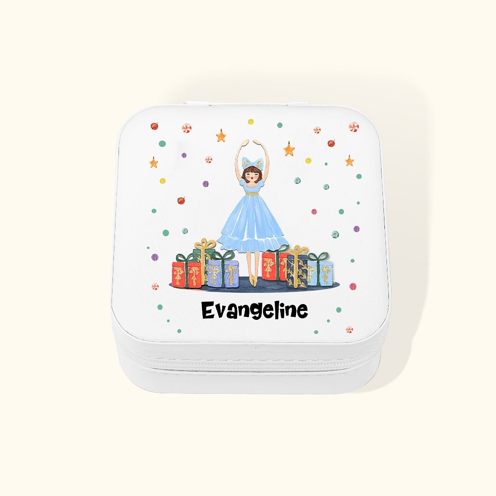 Coffret à Bijoux Personnalisé avec Nom Casse-Noisette Souris Prince Fille de Ballet Cadeau d'Anniversaire de Noël et de Mariage pour Elle
