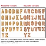 Tirelire en Bois Forme de Lettre Personnalisé avec Nom pour Enfants Ados