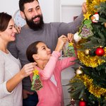 Adorno de madera 4D personalizado con nombre y purpurina Regalo de Navidad
