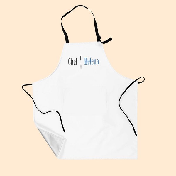 Personalized Waterproof Oxford Cloth Chef Apron with Name Housewarming Birthday Gift for Cooking Lover