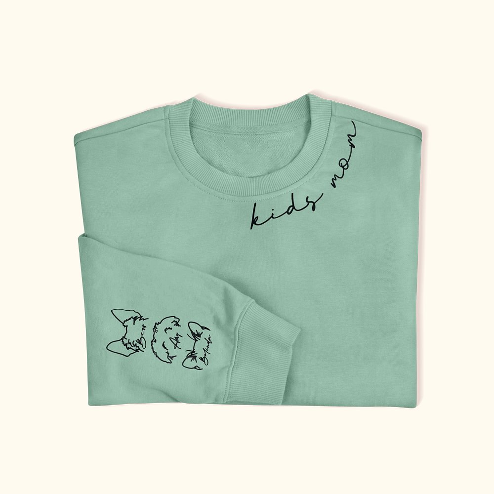 Sweatshirt personnalisé avec nom pour chien, chat, oreille et animal de compagnie Cadeau d'anniversaire pour l'amoureux des animaux de compagnie
