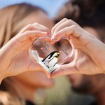 Personalised You're My Penguin Heart Shaped Acrylic Plaque Valentine's Day Anniversary Gift for Couple