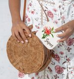 Gepersonaliseerde Bloemen Sieraden Doos Geboorte Bloemen Reis Sieraden Koffer met Naam Tuinieren Enthousiast Bloemist Accessoire Huwelijk Verjaardag K