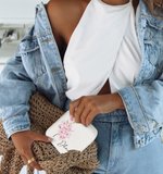 Gepersonaliseerde Bloemen Sieraden Doos Geboorte Bloemen Reis Sieraden Koffer met Naam Tuinieren Enthousiast Bloemist Accessoire Huwelijk Verjaardag K