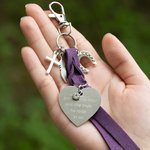 Montura Personalizada Colgante Tallado en Forma de Corazón Borla Joyería Ecuestre Accesorio de Equitación con Texto Cumpleaños Regalo de Navidad para Amante de los Caballos