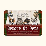 Personalised We Really Excited You're Here Pets' Love for Humans Door Mat  Home Decoration Gift for Pet Lover
