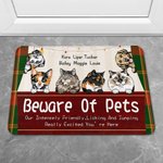 Personalised We Really Excited You're Here Pets' Love for Humans Door Mat  Home Decoration Gift for Pet Lover