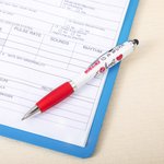 Personalized 2 in 1 Capacitive Stylus & Ballpoint Pen 10 Pcs Nursing is A Work of Heart Nurse Appreciation Graduation Gift for Nurse Nursing Student