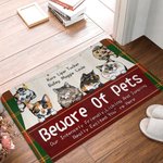 Personalised We Really Excited You're Here Pets' Love for Humans Door Mat  Home Decoration Gift for Pet Lover