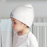 Gorro de Algodón Multicolor Personalizado con el Nombre del Bebé Recién Nacido Cumpleaños Baby Shower Regalo para 12-24 Meses Bebé
