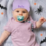 Gorro de Algodón Multicolor Personalizado con el Nombre del Bebé Recién Nacido Cumpleaños Baby Shower Regalo para 12-24 Meses Bebé