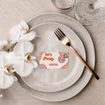 Personalisierte Disco Hochzeit Einladungskarte Set mit Namen und Datum Set von 6 Hochzeit Favor Geschenk