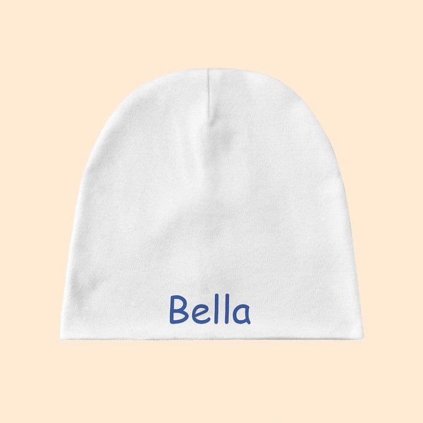 Gorro de Algodón Multicolor Personalizado con el Nombre del Bebé Recién Nacido Cumpleaños Baby Shower Regalo para 12-24 Meses Bebé