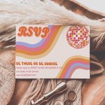 Personalisierte Disco Hochzeit Einladungskarte Set mit Namen und Datum Set von 6 Hochzeit Favor Geschenk