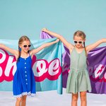 Personalised Premium Quick Dry Soft Beach Towel with Name Multicolour Retro Beach Party Accessories Birthday Summer Gift for Family Friend