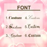 Personalizado Gothic Devil Heart Collar Colgante con Nombre Zircon Statement Jewelry Unique Birthday Gift for Her