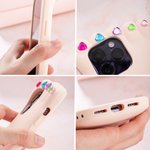 Personalized Funny 3D Foot Shaped Phone Case Cute Phone Accessory with Name and Heart Shape Rhinestone Birthday Gift for Her