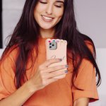 Personalized Funny 3D Foot Shaped Phone Case Cute Phone Accessory with Name and Heart Shape Rhinestone Birthday Gift for Her