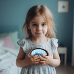 Personalized Colorful Butterflies Cupcakes Kids Coin Wallet with Name Birthday Gift for Girls