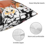 Personalized Pet Party This is My Couch Go Sit Over There Throw Pillow Cover Home Sofa Decoration Birthday Gift for Cat Dog Lover