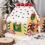 Personalisierte Lebkuchen Hamster Versteck Haus mit Namen Weihnachtsgeschenk für Hamster Besitzer