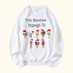 Personalised Cartoon Biscuit T-shirt Sweatshirt with Name and Title Family Biscuit Characters Costume Gift for Dad Mom Grandparents Bakery Lover