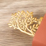 Marque-page en Acier Inoxydable Personnalisé avec Nom et Texte Signet en Forme d'Arbre Généalogique Cadeau Anniversaire pour Amoureux des Livres