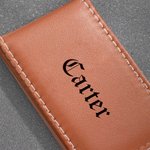 Personalized Leather Magnetic Money Clip with Engraved Name and Letter Birthday Valentine's Day Father's Day Gift for Husband Boyfriend Dad