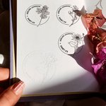 Personalised Exlibris Birth Flower Book Embosser Hand Held Embosser Embossing Stamp with Name Birthday Gift for Book Lovers Family