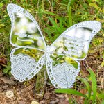 Personalized Memorial Butterfly Ground Stake Grave Cemetery Outdoor Garden Decoration Sympathy Gift or Family Friend