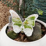 Personalized Memorial Butterfly Ground Stake Grave Cemetery Outdoor Garden Decoration Sympathy Gift or Family Friend