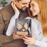 Lampe de nuit personnalisée avec texte gravé Long Distance Relationships Gift for Couples Home Decor